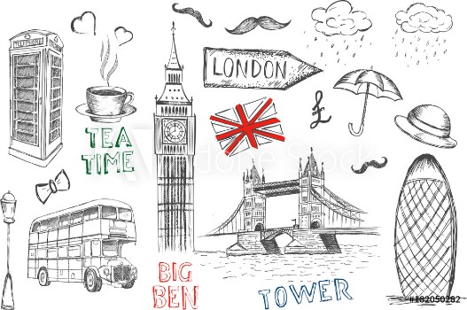 Picture of Set of England symbols